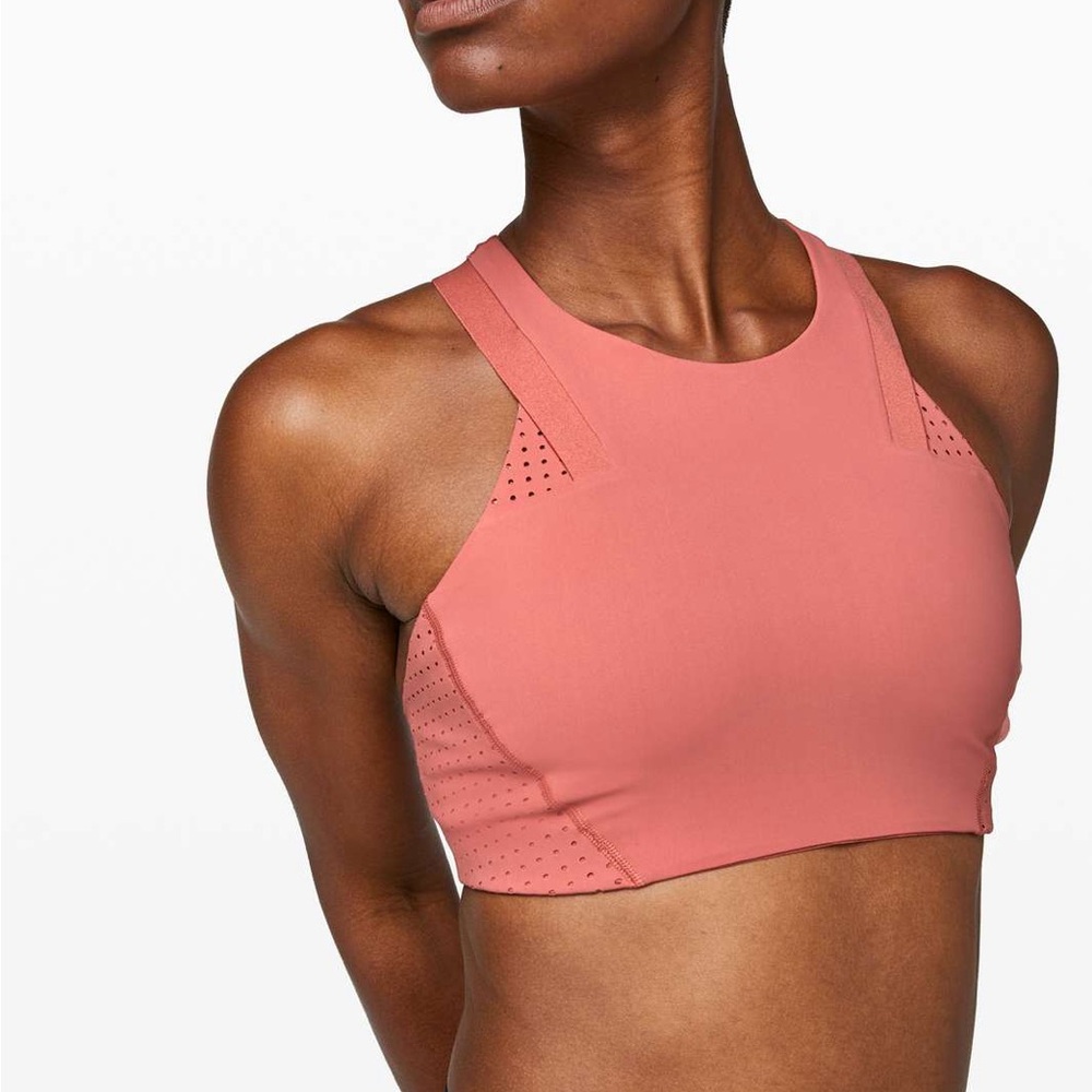 Lululemon Bootcamp Ready Bra in Rustic Coral